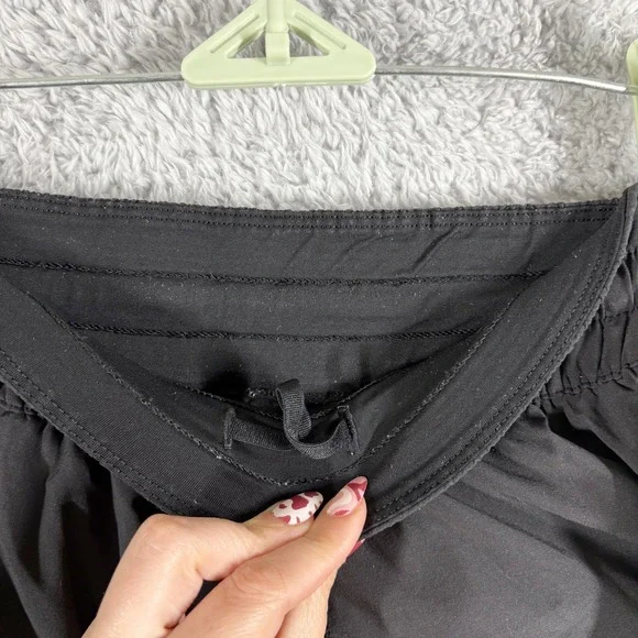 Lululemon Tracker Short Black High Rise Athletic Running Shorts Womens Size 10 - Picture 7 of 9